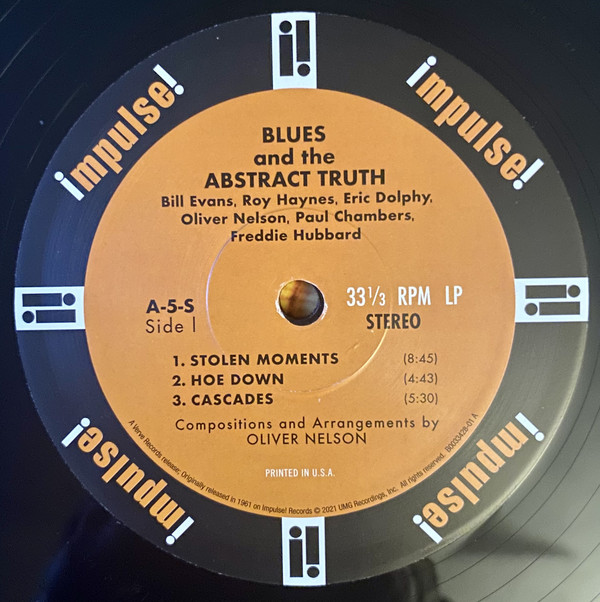 Oliver Nelson - The Blues And The Abstract Truth [Acoustic Sounds Series] (B0033428-01)