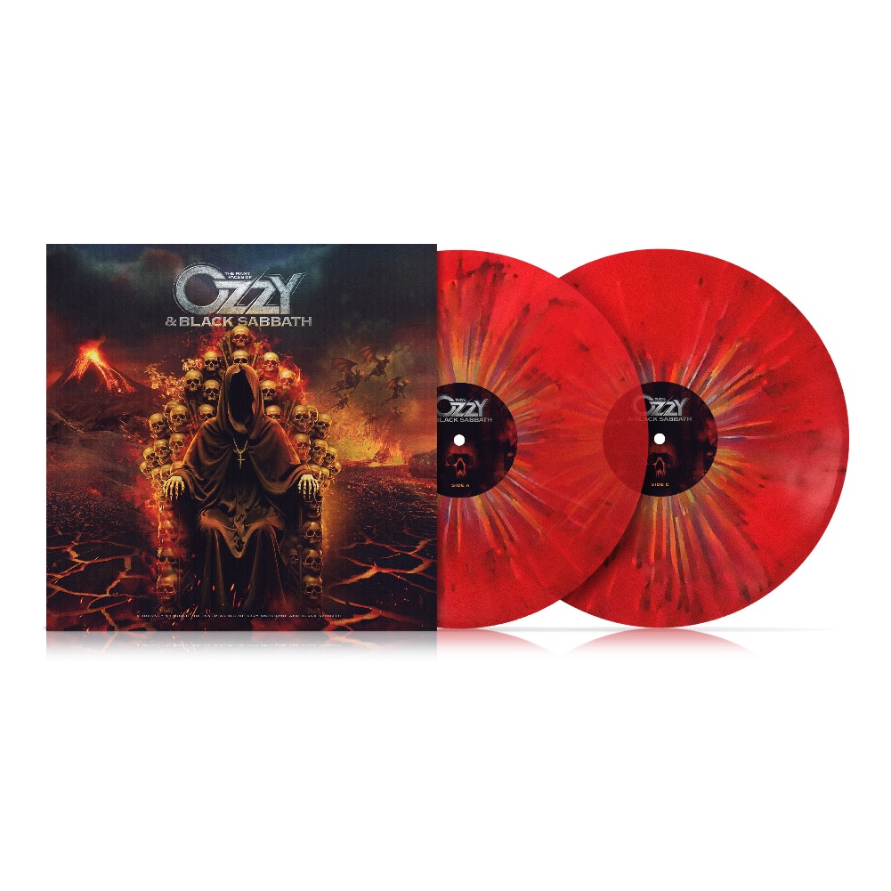 Various Artists - The Many Faces Of Ozzy & Black Sabbath [Red Splatter Vinyl] (8430717000901)