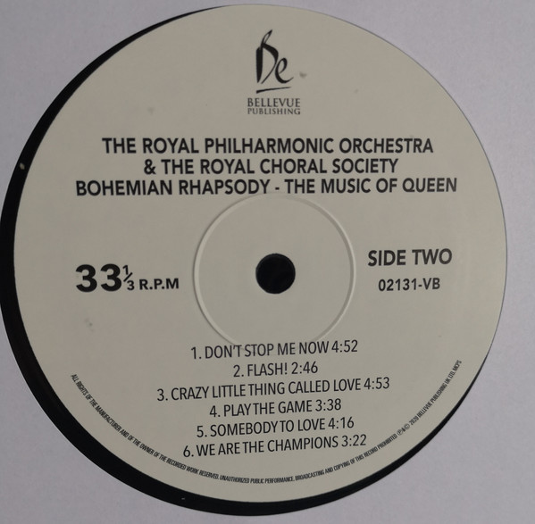 The Royal Philharmonic Orchestra and The Royal Choral Society - Bohemian Rhapsody - The Music Of Queen (02131-VB)