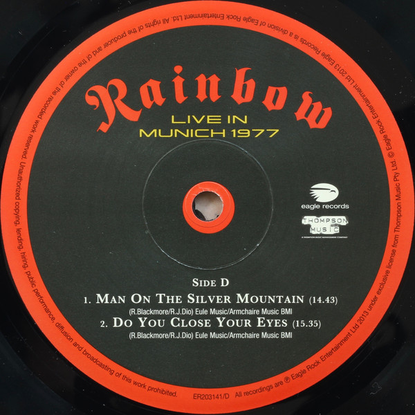 Rainbow - Live In Munich 1977 (RCV005LP)