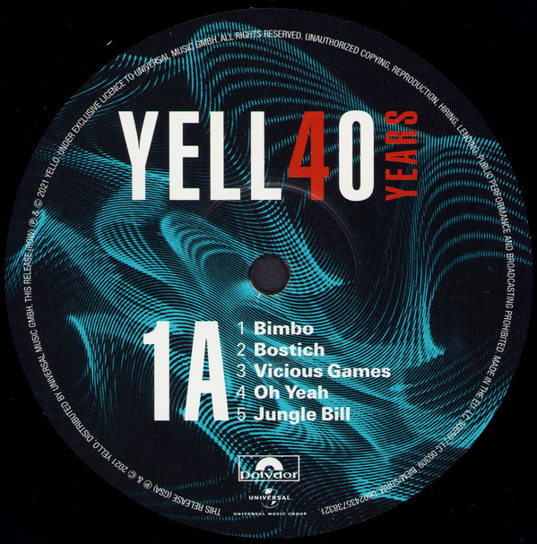 Yello - Yell40 Years (0602435602288)