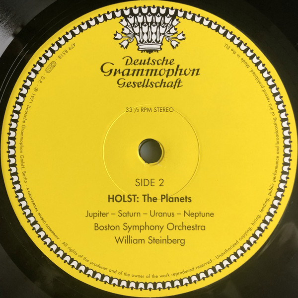 William Steinberg, Boston Symphony Orchestra - Gustav Holst: The Planets (479 8518)