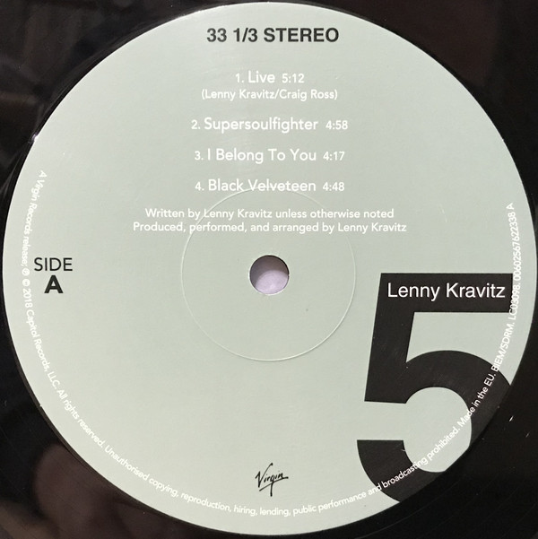 Lenny Kravitz - 5 (00602567581925)