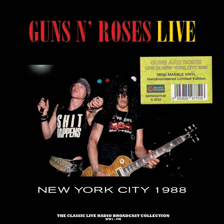 Guns N' Roses - Live (New York City 1988) [Yellow Marble Vinyl] (SRFM0017ME)