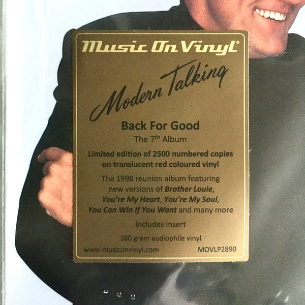 Modern Talking - Back For Good - The 7th Album [Translucent Red Vinyl] (8719262029439)