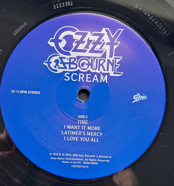 Ozzy Osbourne - Scream (0190758774916)