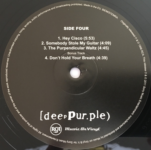 Deep Purple - Purpendicular (MOVLP361)