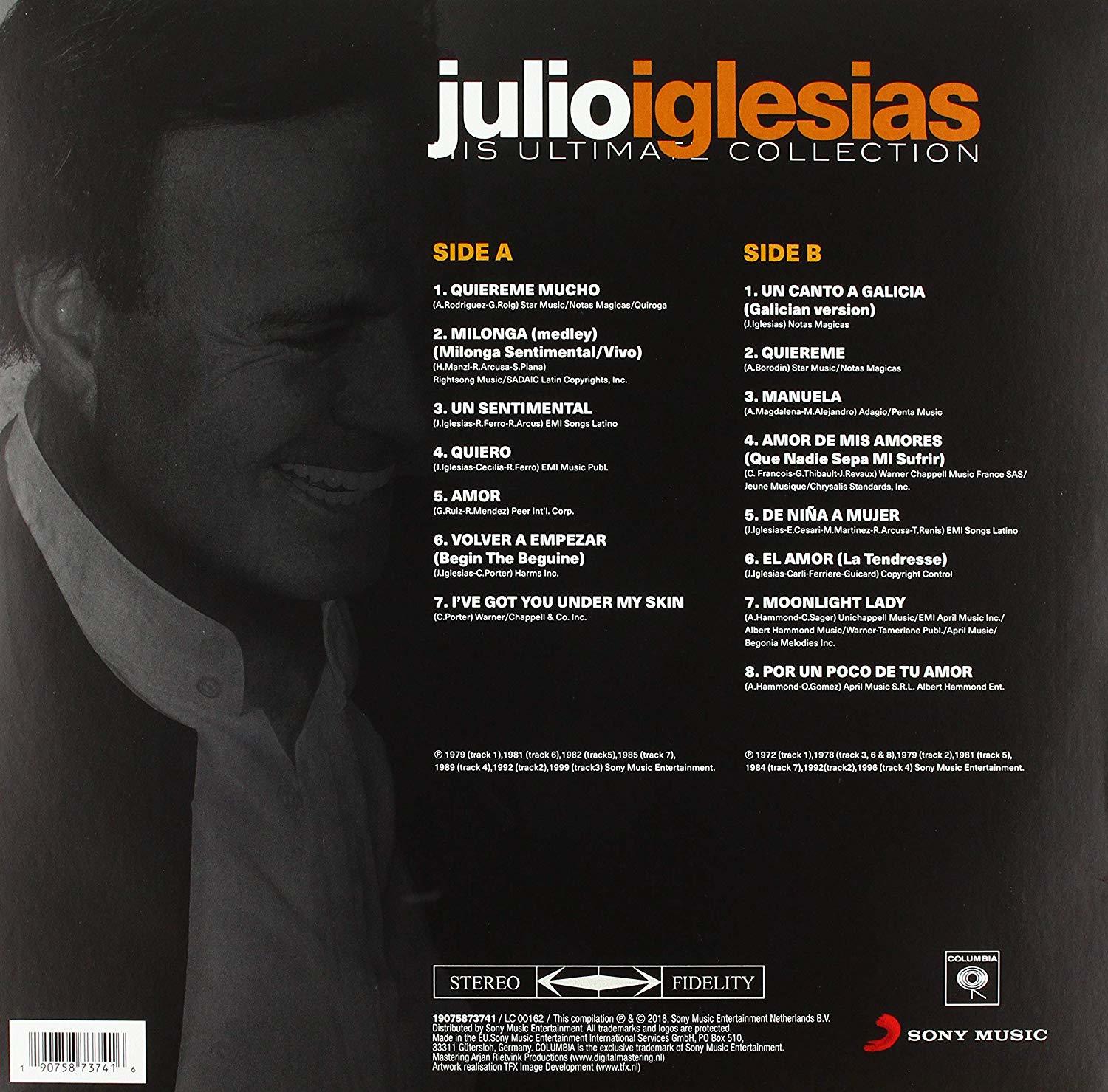 Julio Iglesias - His Ultimate Collection [Orange Vinyl] (19439951241)