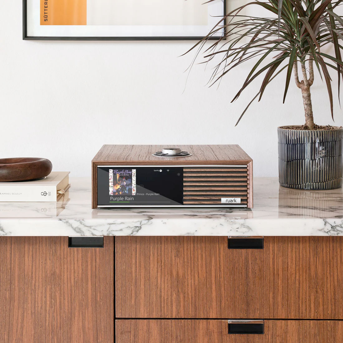 Ruark R610 Music Console fused walnut