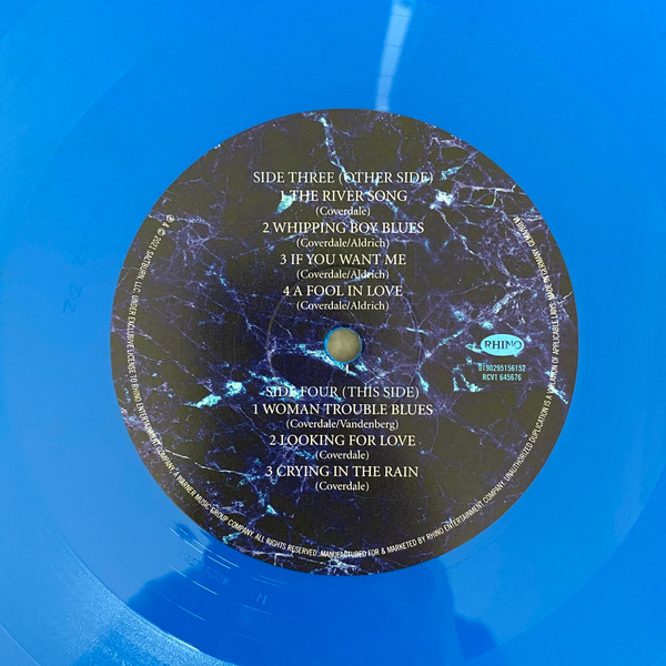Whitesnake - The Blues Album [Blue Vinyl] (0190295156152)