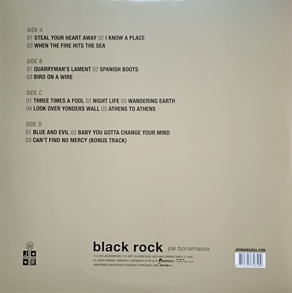 Joe Bonamassa - Black Rock [Gold Vinyl] (PRD730012)