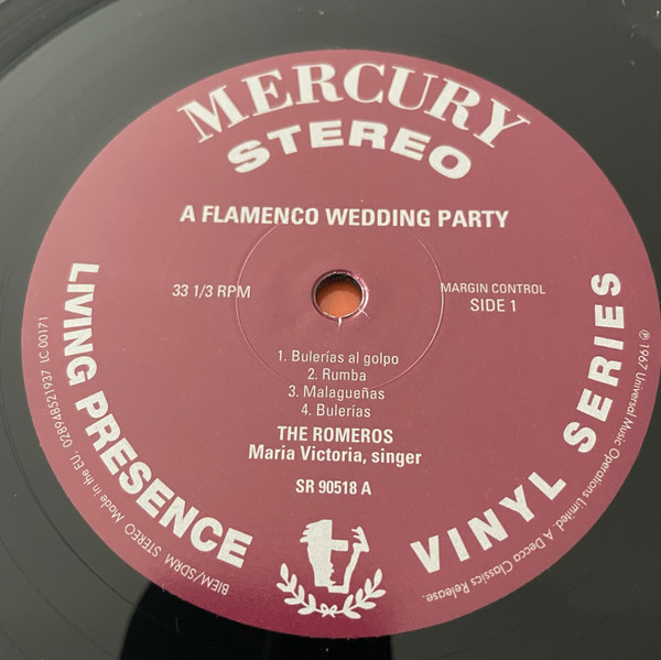 The Romeros, Maria Victoria - A Flamenco Wedding Party [Half-Speed Master] (028948521937)
