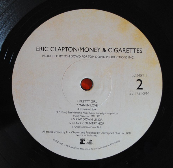 Eric Clapton - Money And Cigarettes (093624968832)