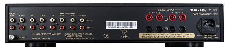 Exposure 2010s2 D Integrated Amplifier black