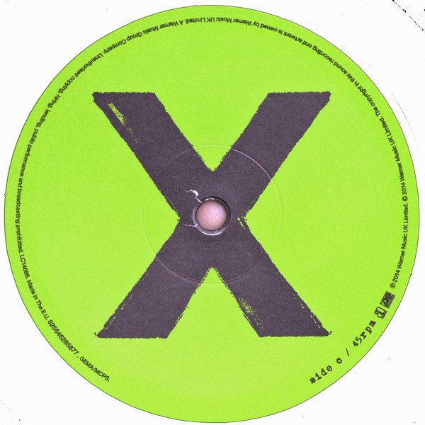 Ed Sheeran - X [Black Vinyl] (825646285877)