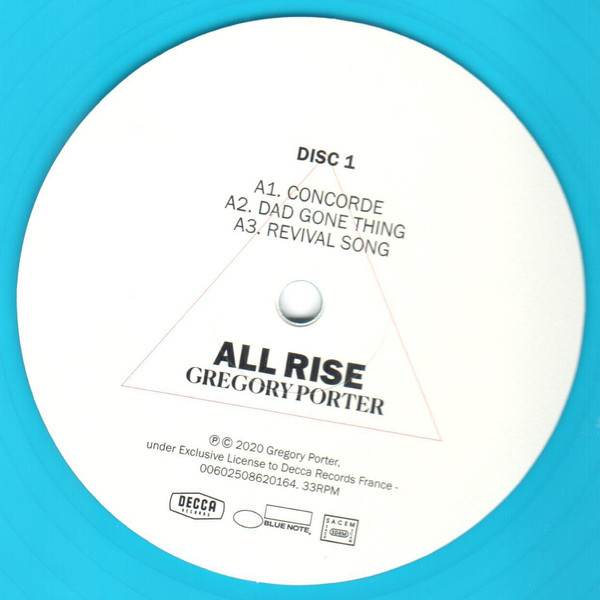 Gregory Porter - All Rise [Blue Vinyl] (00602508620157)
