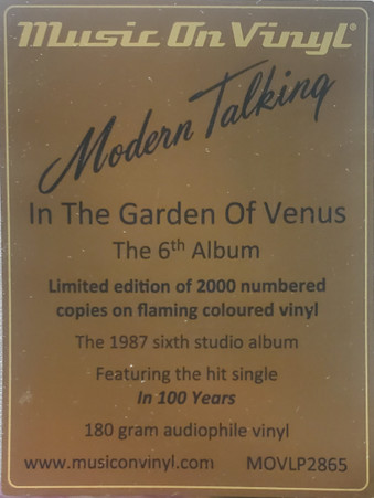 Modern Talking - In The Garden Of Venus - The 6th Album [Flaming Coloured Vinyl] (MOVLP2865)