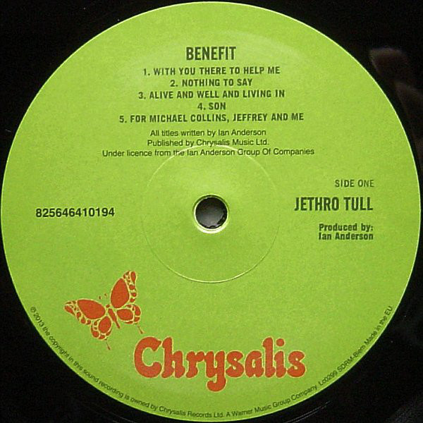 Jethro Tull - Benefit [Steven Wilson Stereo Remix] (8256464101 9 4)