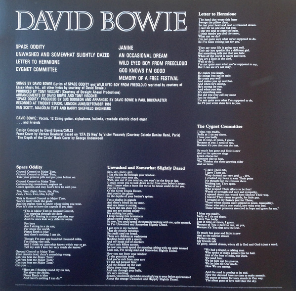 David Bowie - David Bowie (0825646287390)
