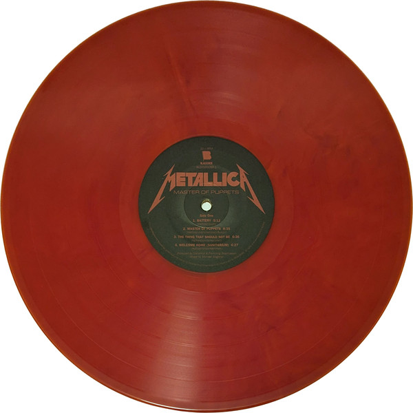 Metallica - Master Of Puppets [Red (Battery Brick) Vinyl] (602455725868)