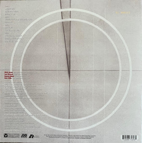 Foreigner - 4 [Atlantic 75 Audiophile Series] (0753088756962)