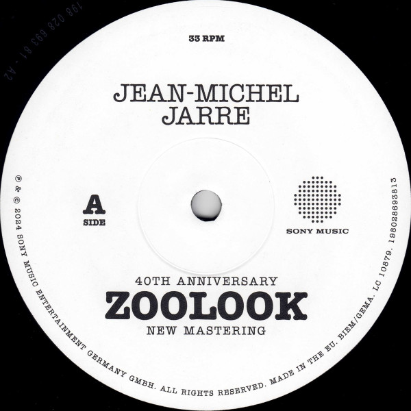 Jean-Michel Jarre - Zoolook [40th Anniversary Edition] (0198028693813)