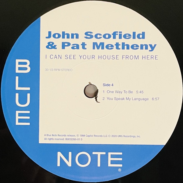 John Scofield & Pat Metheny - I Can See Your House From Here [Blue Note Tone Poet] (B0032260-01)