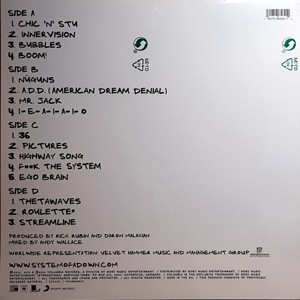 System Of A Down - Steal This Album! (0190758656212)