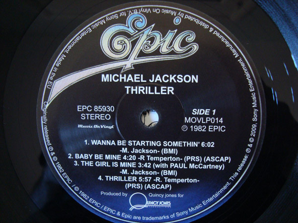 Michael Jackson - Thriller (MOVLP014)