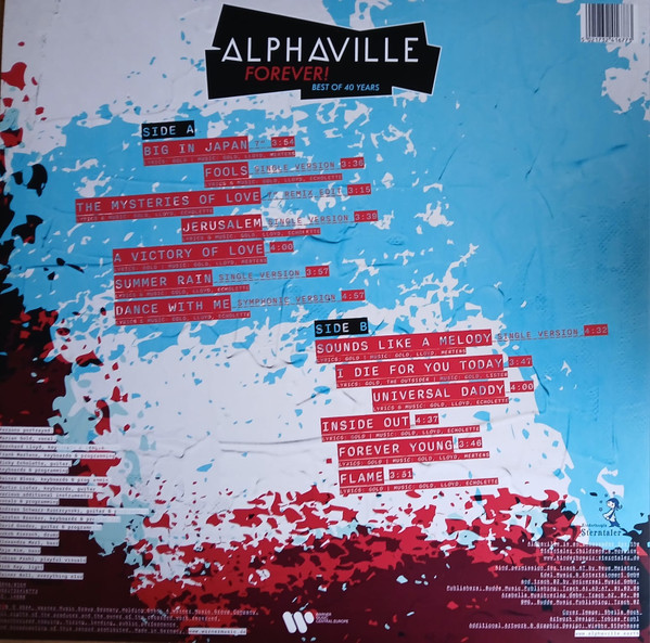 Alphaville - Forever! Best Of 40 Years (5021732416773)