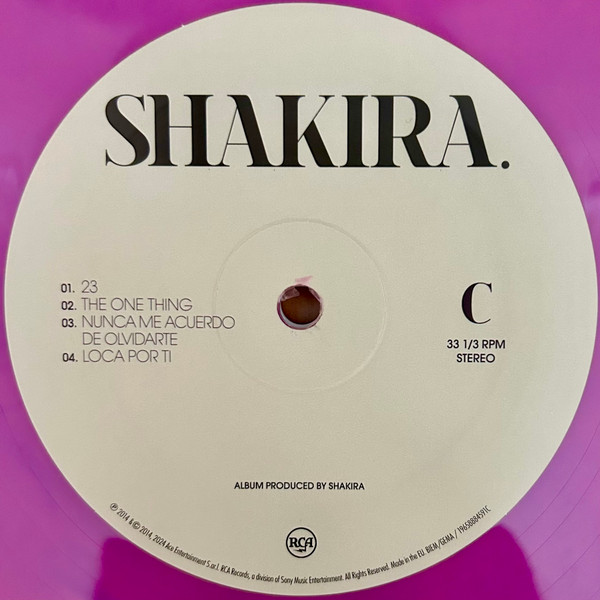Shakira - Shakira. [Pink & Purple Vinyl] (196588845918)