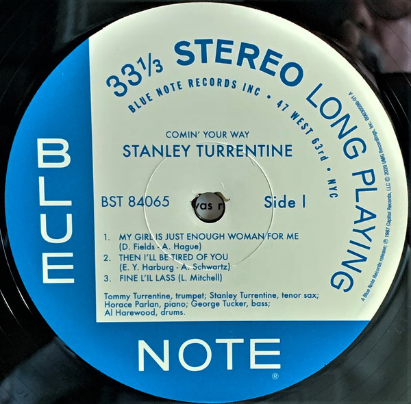 Stanley Turrentine - Comin' Your Way [Blue Note Tone Poet] (B0030598-01)