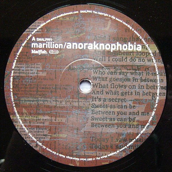 Marillion - Anoraknophobia (SMALP991)