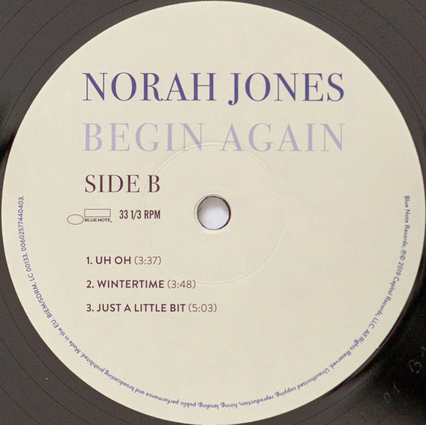 Norah Jones - Begin Again (00602577440403)