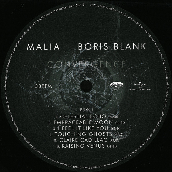 Malia, Boris Blank - Convergence (374 593-2)