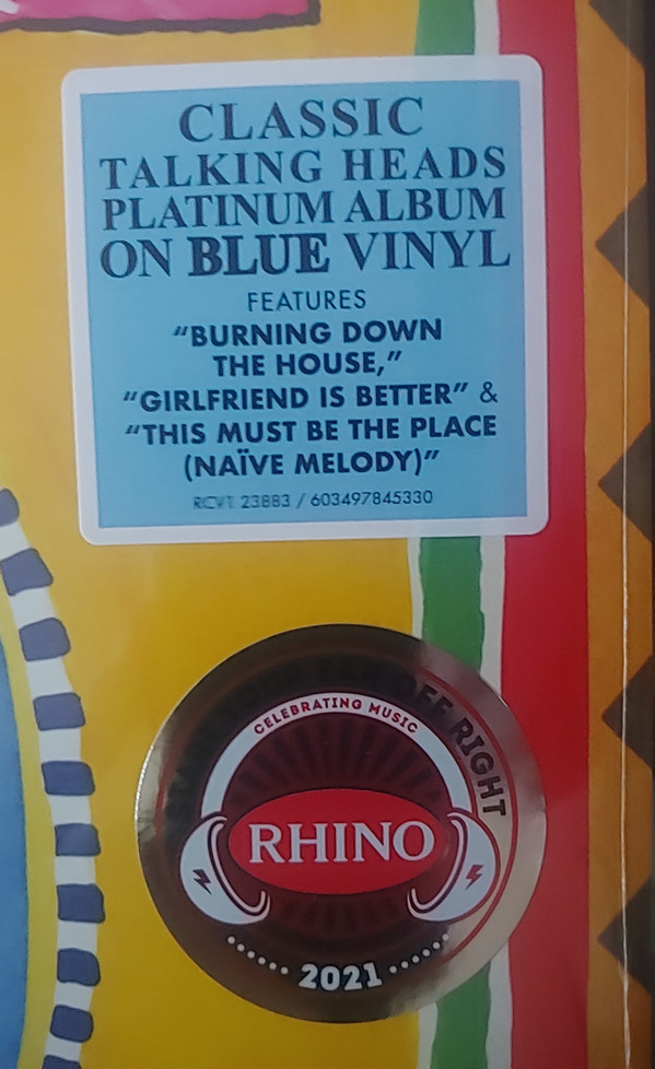 Talking Heads - Speaking In Tongues [Blue Vinyl] (RCV1-23883)