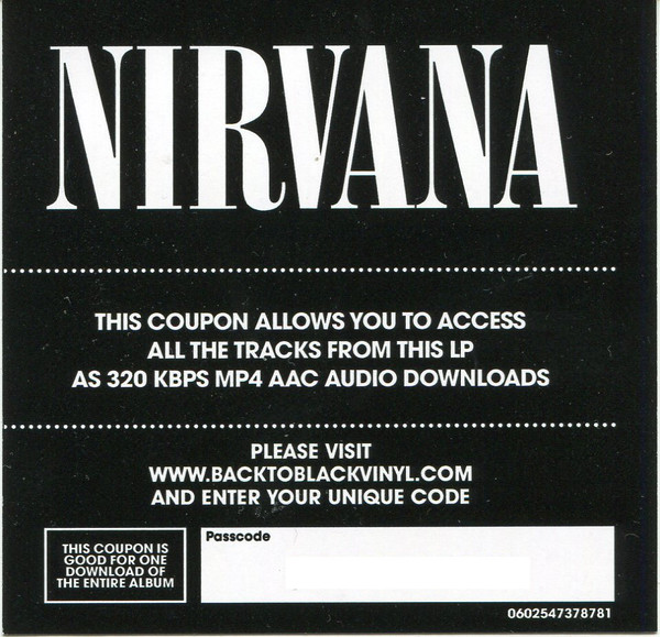 Nirvana - Nirvana (0602547378781)