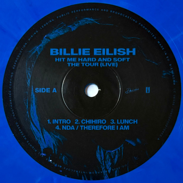 Billie Eilish - Hit Me Hard And Soft: The Tour [Live] [Blue & Yellow & Red Vinyl] (0602488275453)