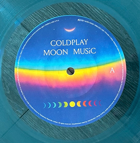 Coldplay - Moon Music [Blue Translucent Vinyl] (5021732278906)
