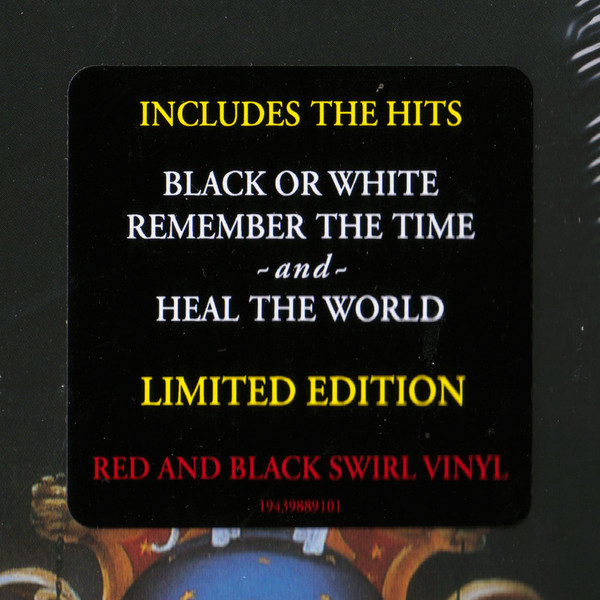 Michael Jackson - Dangerous [Red & Black Swirl Vinyl] (19439889101)