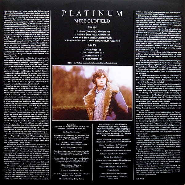 Mike Oldfield - Platinum (370 883-6)