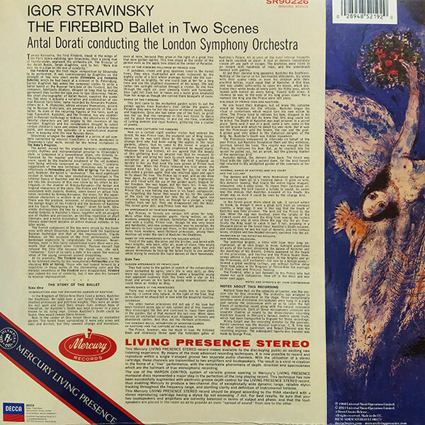 Antal Dorati, The London Symphony Orchestra - Igor Stravinsky: The Firebird [Complete Ballet] (028948521920)