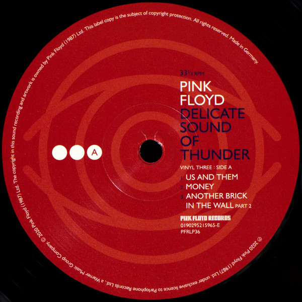 Pink Floyd - Delicate Sound Of Thunder (PFRLP36)