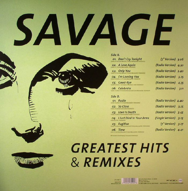 Savage - Greatest Hits & Remixes (ZYX 21097-1)