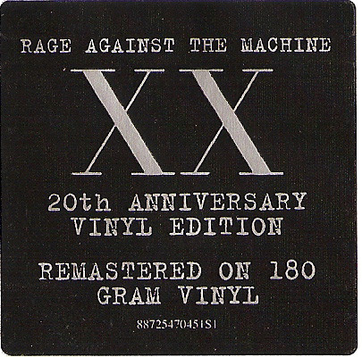 Rage Against The Machine - Rage Against The Machine (88725470451)