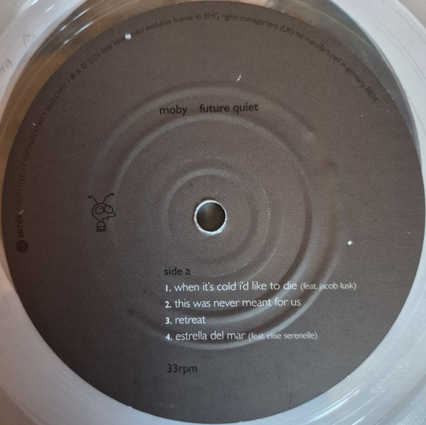 Moby - Future Quiet [Clear Vinyl] (4099964237375)