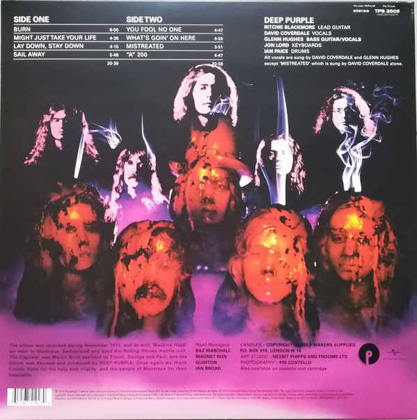 Deep Purple - Burn [Purple Vinyl] (602567519270)