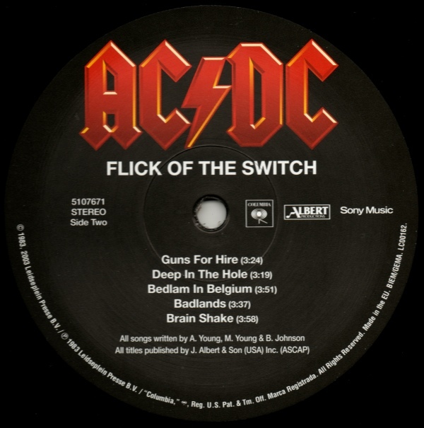 AC/DC - Flick Of The Switch (5107671)
