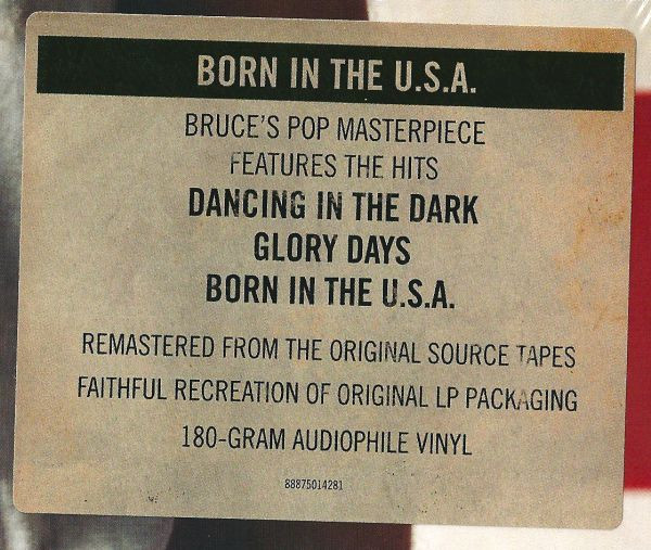 Bruce Springsteen - Born In The U.S.A. (QC 38653)