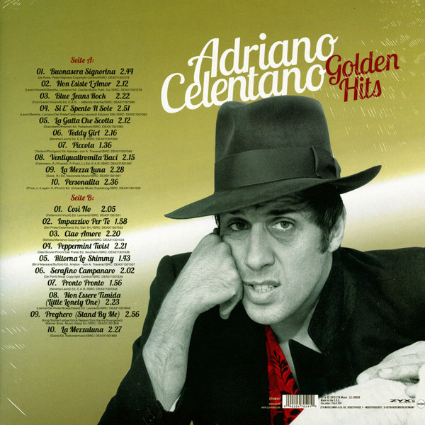Adriano Celentano - Golden Hits (ZYX 59010-1)